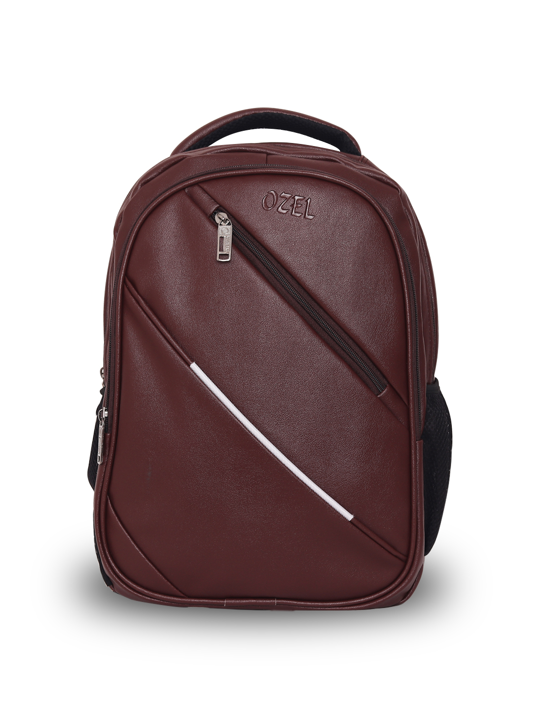 OZEL Rock Art. leather laptop backpack